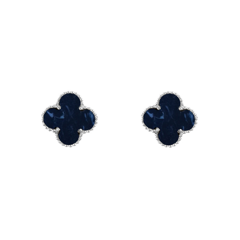 [Cadisa]CLOVER SILVER 15MM EARRINGS COLLECTION