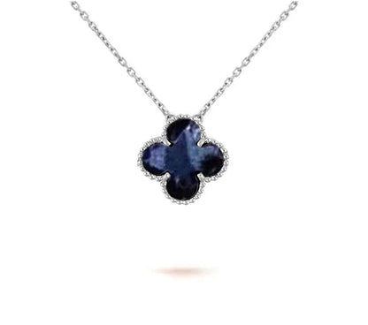 [Cadisa]CLOVER 15MM NECKLACE SILVER COLLECTION