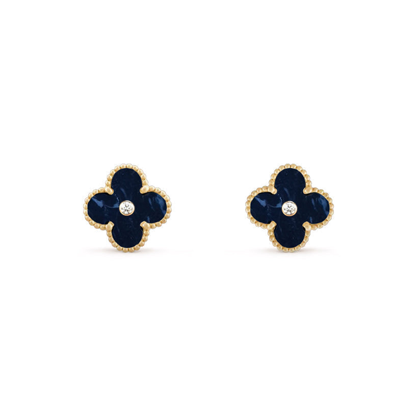 [Cadisa]CLOVER  15MM DIAMOND EARRINGS COLLECTION