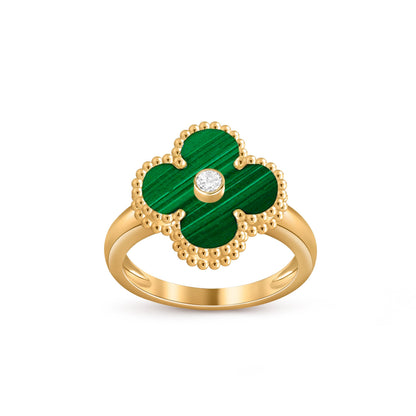 [Cadisa]CLOVER DIAMOND RING GOLD COLLECTION