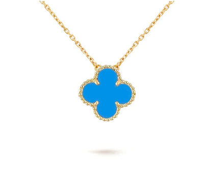 [Cadisa]CLOVER 15MM SINGLE FLOWER NECKLACE COLLECTION