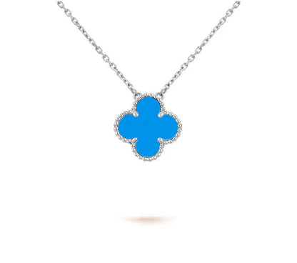 [Cadisa]CLOVER 15MM NECKLACE SILVER COLLECTION
