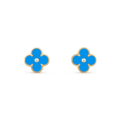 [Cadisa]CLOVER  15MM DIAMOND EARRINGS COLLECTION