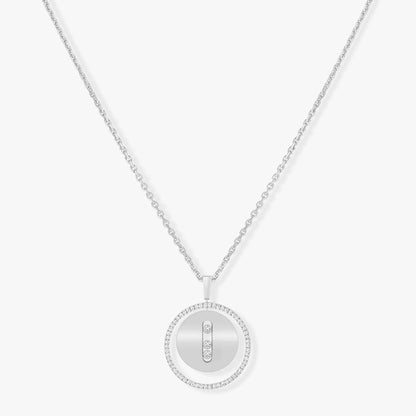 [Cadisa]LUCKY MOVE MM SILVER DIAMOND NECKLACE