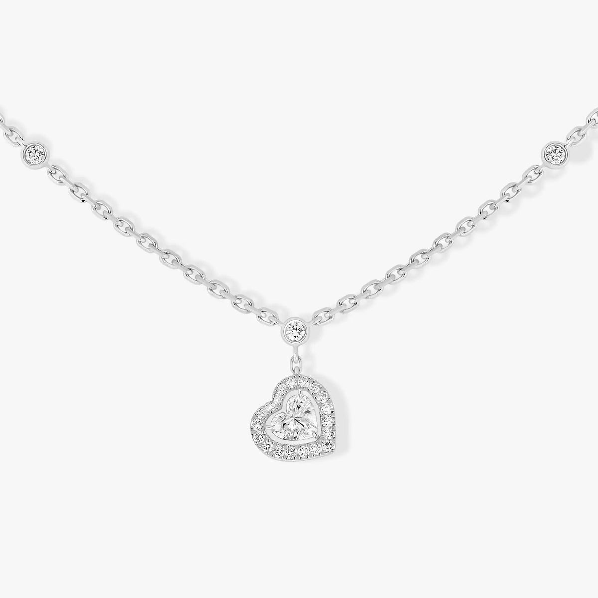 [Cadisa]JOY HEART DIAMOND NECKLACE