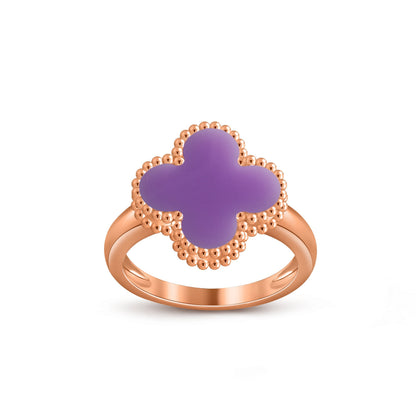 [Cadisa]CLOVER RING ROSE GOLD COLLECTION