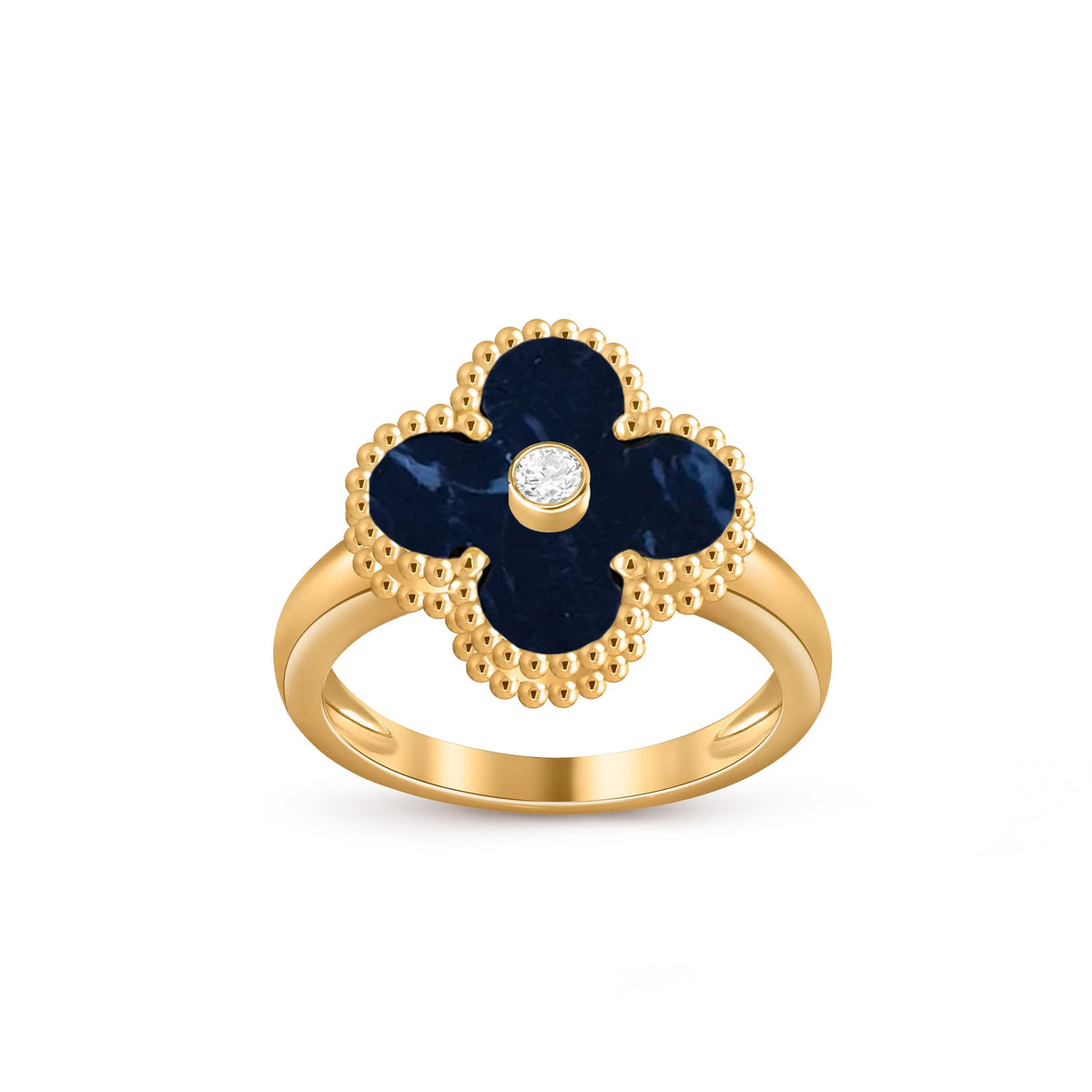 [Cadisa]CLOVER DIAMOND RING GOLD COLLECTION