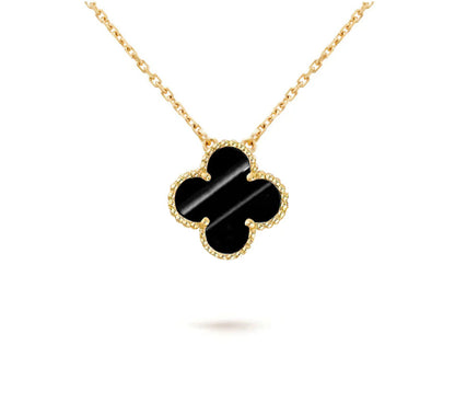 [Cadisa]CLOVER 15MM SINGLE FLOWER NECKLACE COLLECTION