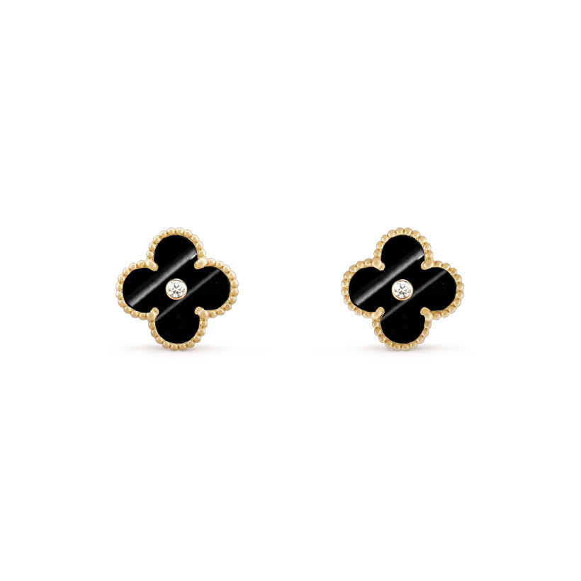 [Cadisa]CLOVER  15MM DIAMOND EARRINGS COLLECTION