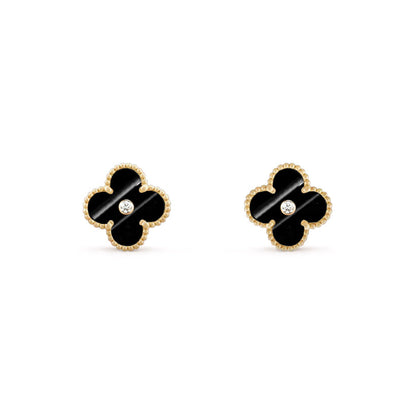[Cadisa]CLOVER  15MM DIAMOND EARRINGS COLLECTION