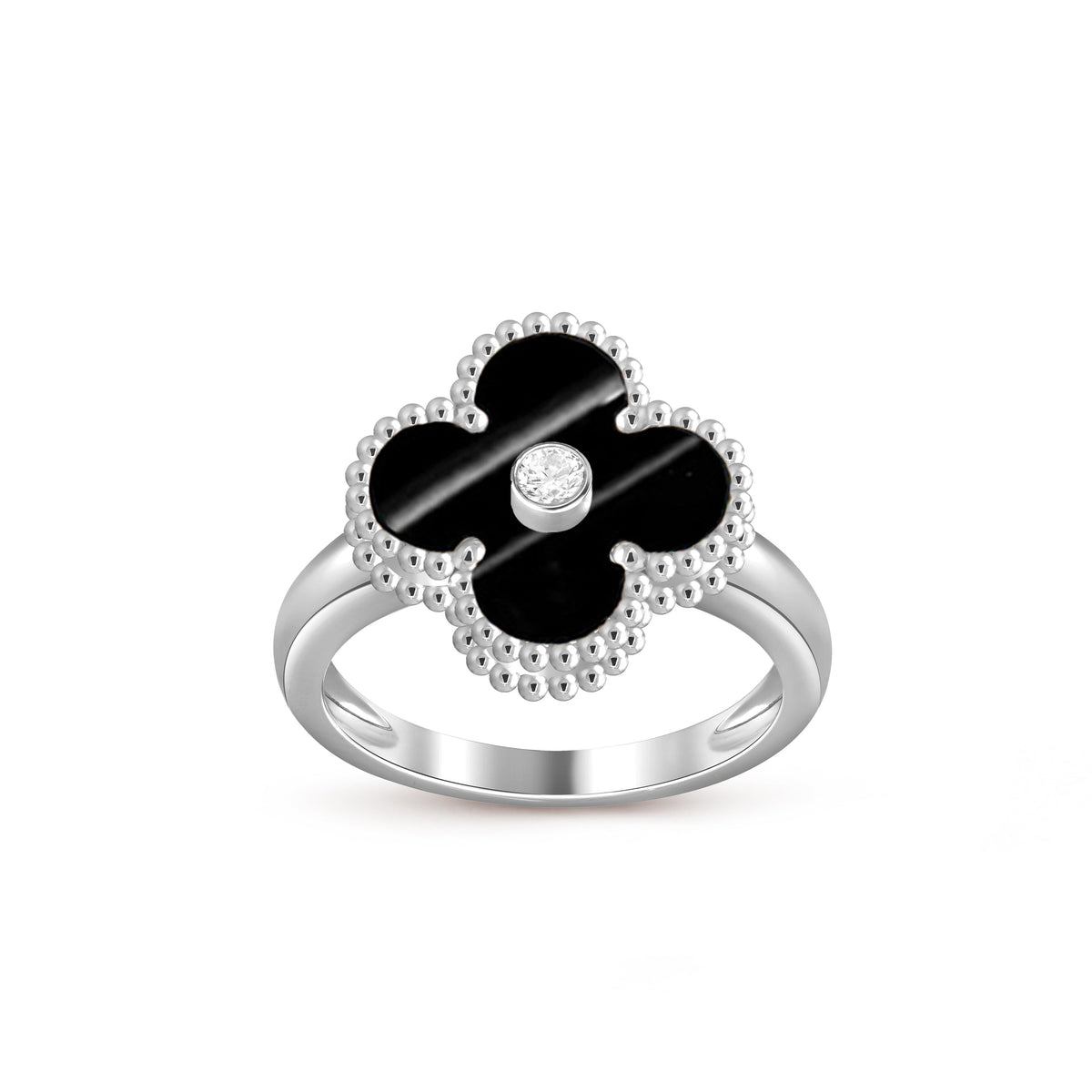 [Cadisa]CLOVER SILVER DIOMND RING COLLECTION