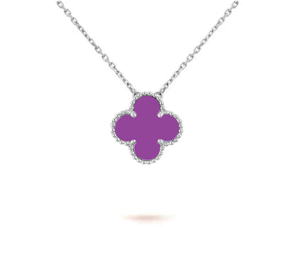 [Cadisa]CLOVER 15MM NECKLACE SILVER COLLECTION