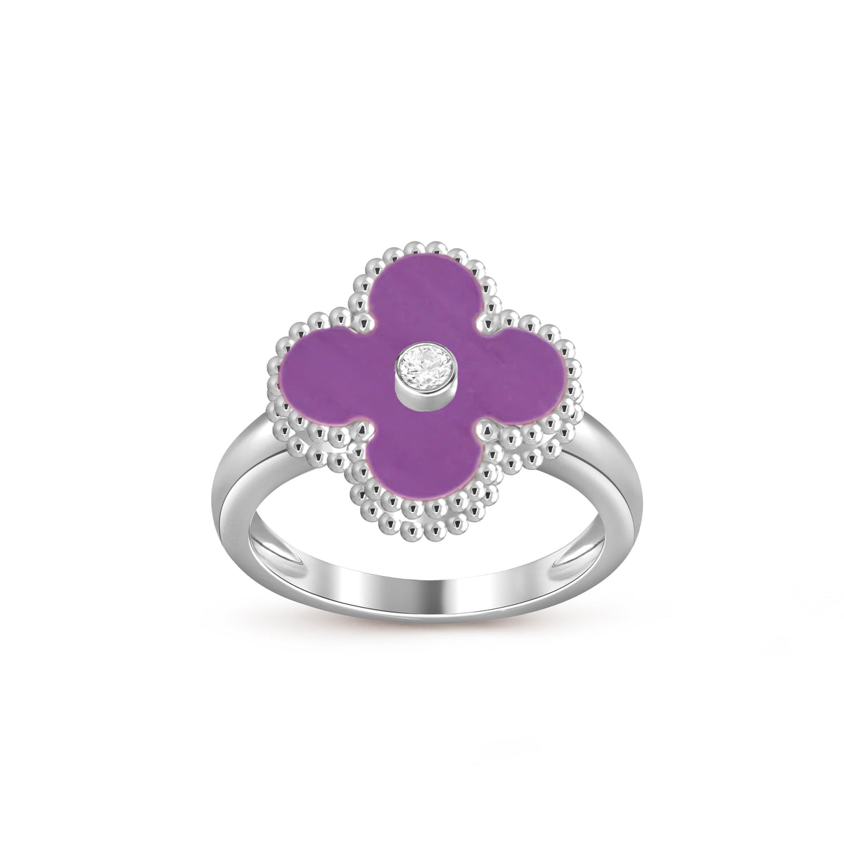 [Cadisa]CLOVER SILVER DIOMND RING COLLECTION