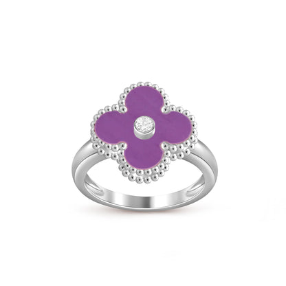 [Cadisa]CLOVER SILVER DIOMND RING COLLECTION
