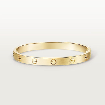 [Cadisa] Clover & Love & Juste 3-Piece Gold Bracelet Stack Set