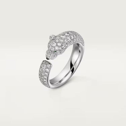 [Cadisa] PANTHERE FULL DIAMOND SMALL RING