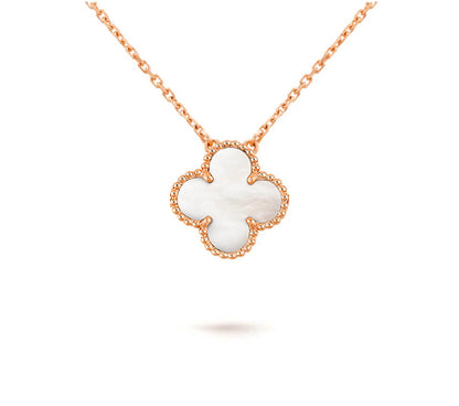[Cadisa]CLOVER 15MM SINGLE FLOWER NECKLACE COLLECTION