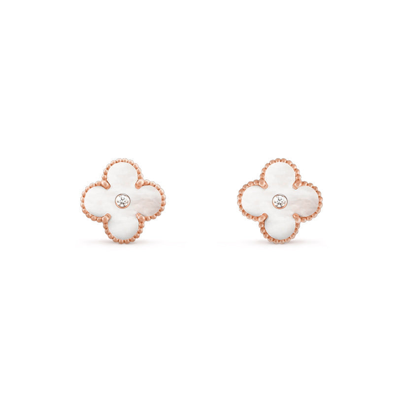 [Cadisa]CLOVER  15MM DIAMOND EARRINGS COLLECTION
