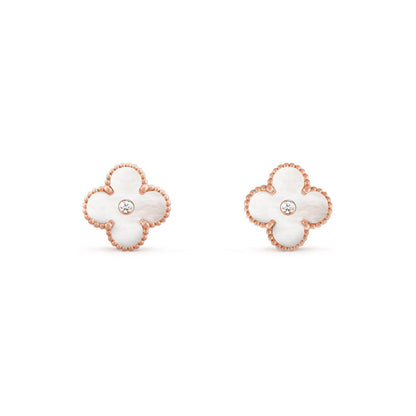 [Cadisa]CLOVER  15MM DIAMOND EARRINGS COLLECTION