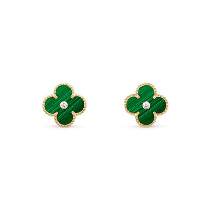 [Cadisa]CLOVER  15MM DIAMOND EARRINGS COLLECTION