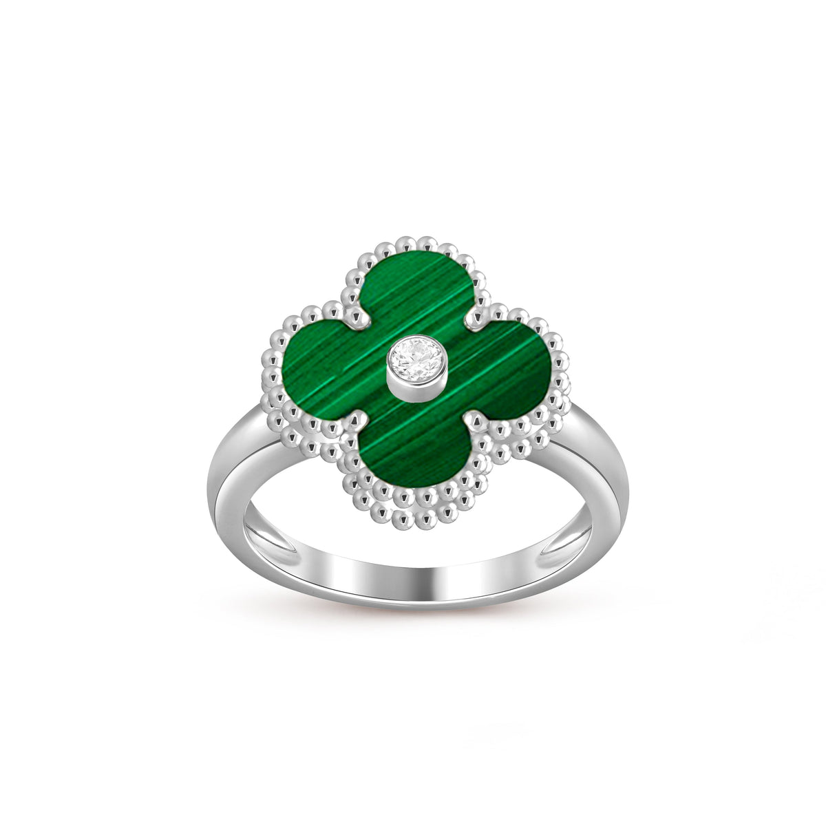 [Cadisa]CLOVER SILVER DIOMND RING COLLECTION