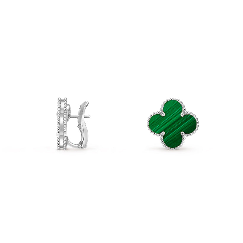 [Cadisa]CLOVER SILVER 15MM MOP EARRINGS COLLECTION