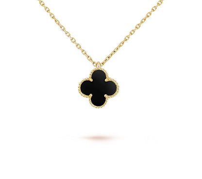 [Cadisa]CLOVER MINI 9.5MM CARNELIANS NECKLACE COLLECTION