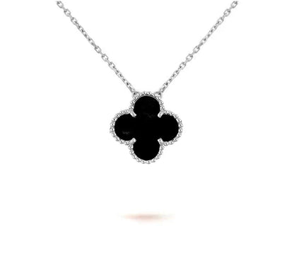 [Cadisa]CLOVER 15MM NECKLACE SILVER COLLECTION