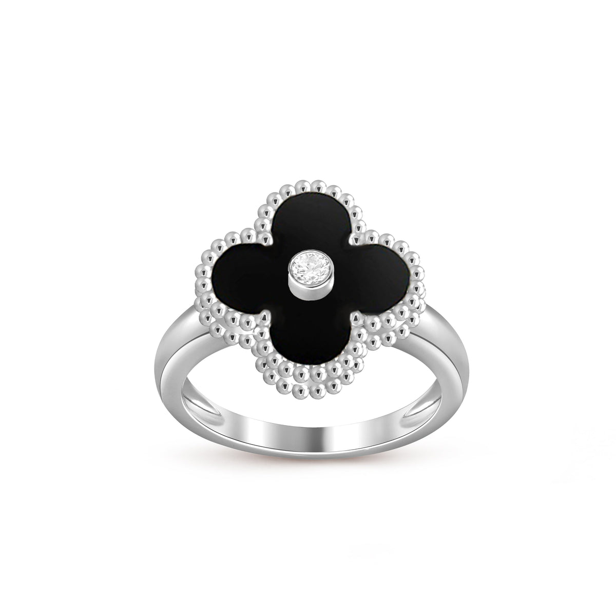 [Cadisa]CLOVER SILVER DIOMND RING COLLECTION