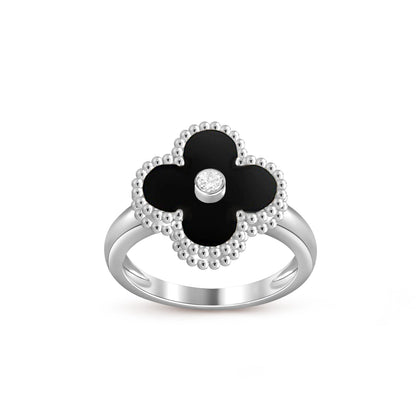 [Cadisa]CLOVER SILVER DIOMND RING COLLECTION