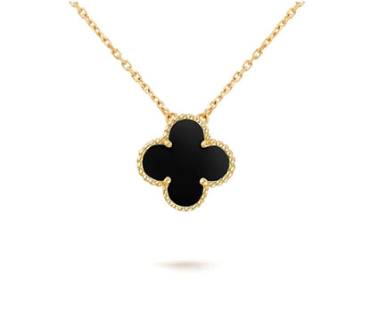 [Cadisa]CLOVER 15MM SINGLE FLOWER NECKLACE COLLECTION