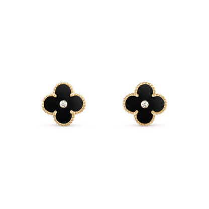[Cadisa]CLOVER  15MM DIAMOND EARRINGS COLLECTION