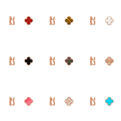 [Cadisa]CLOVER 15MM MOP EARRINGS COLLECTION
