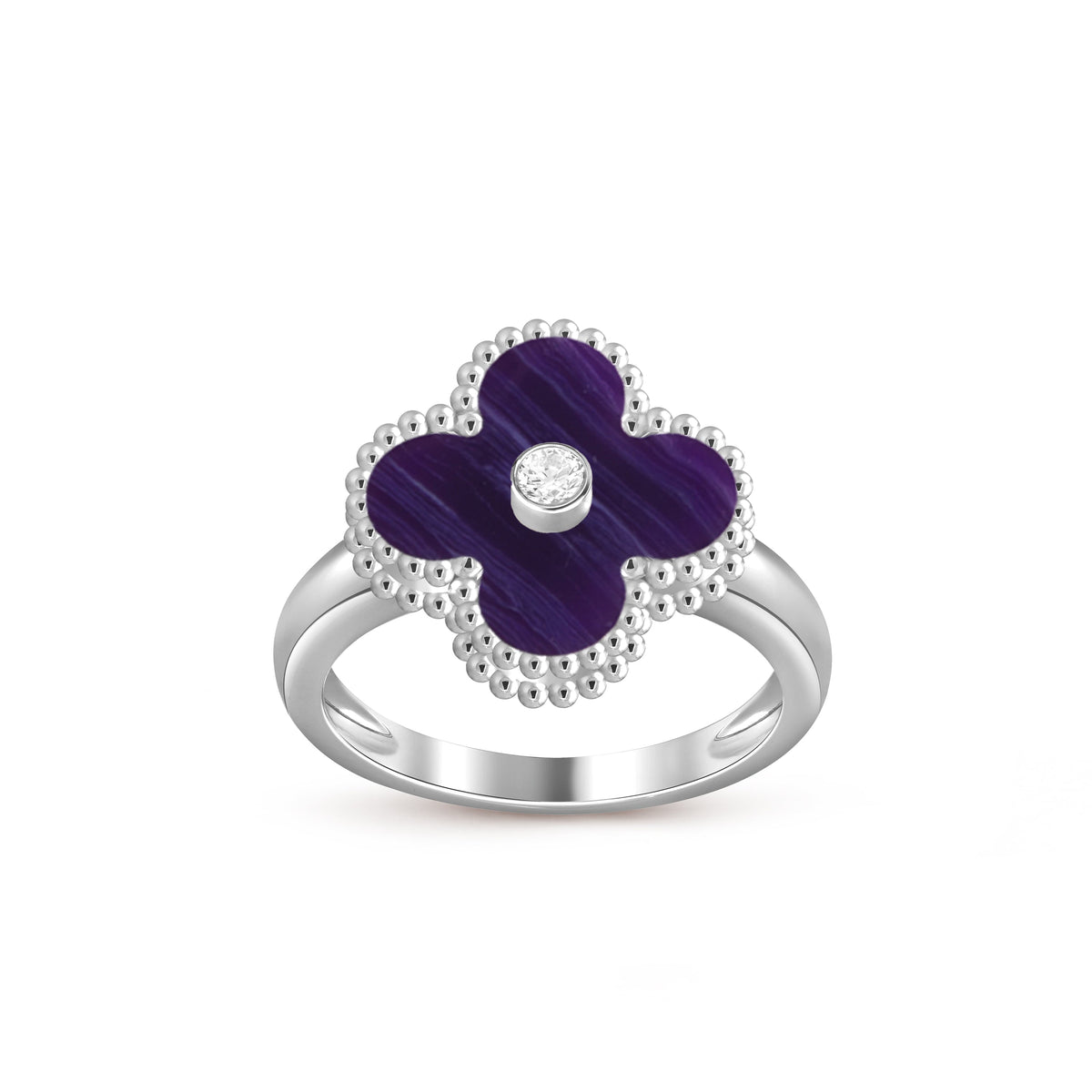 [Cadisa]CLOVER SILVER DIOMND RING COLLECTION