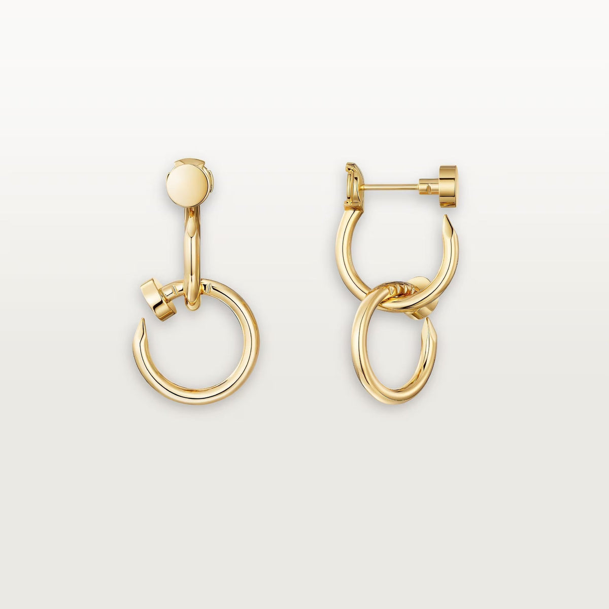 [Cadisa] JUSTE NO DIAMOND DOUBLE EARRINGS
