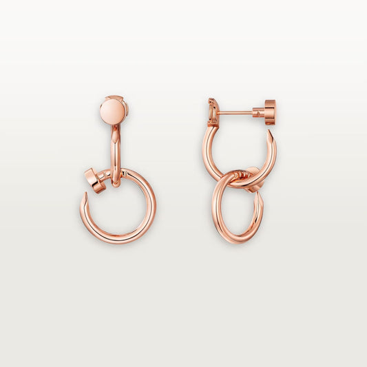 [Cadisa] JUSTE NO DIAMOND DOUBLE EARRINGS