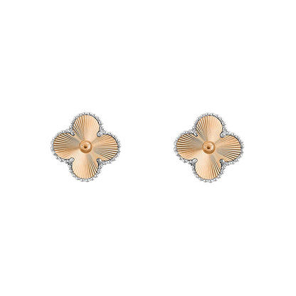 [Cadisa]CLOVER SILVER 15MM EARRINGS COLLECTION