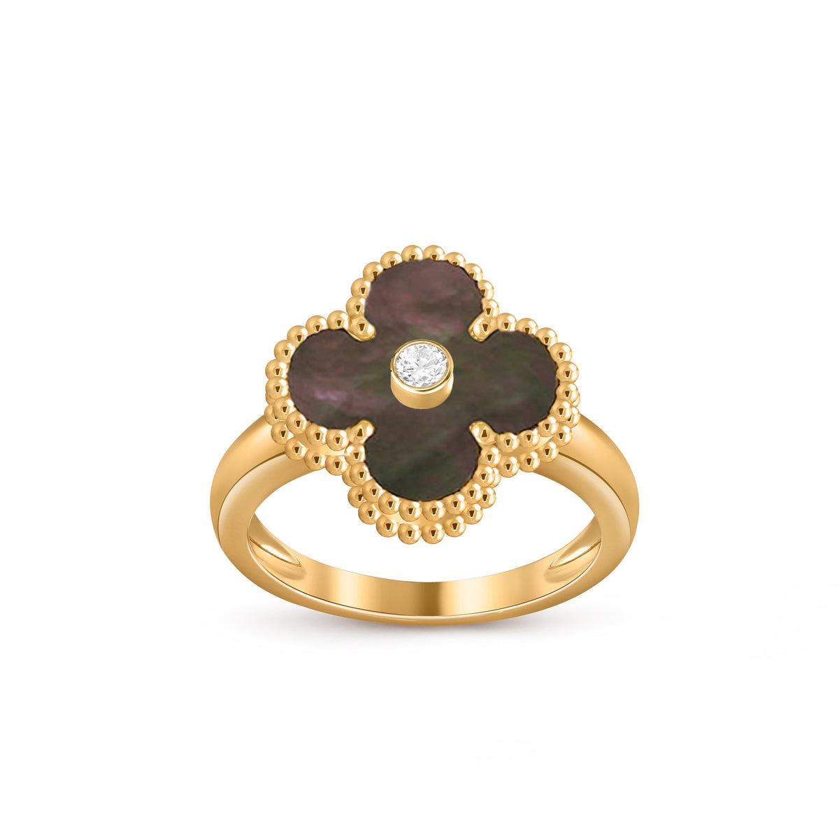[Cadisa]CLOVER DIAMOND RING GOLD COLLECTION