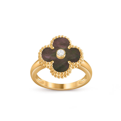 [Cadisa]CLOVER DIAMOND RING GOLD COLLECTION