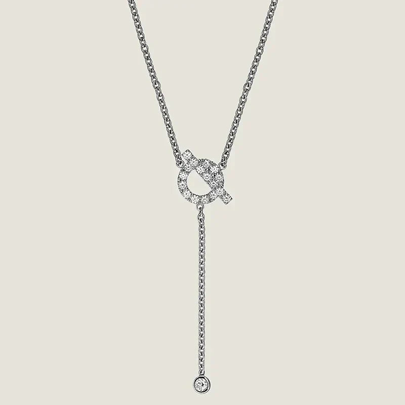 [Cadisa]FINESSE SILVER DIAMOND NECKLACE