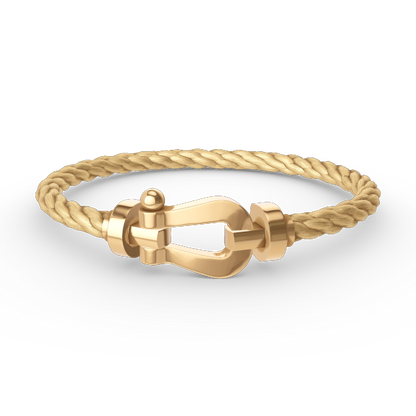 [Cadisa]FORCE LARGE HORSESHOE NO DIAMOND BRACELET GOLD