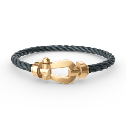 [Cadisa]FORCE LARGE HORSESHOE NO DIAMOND BRACELET GOLD