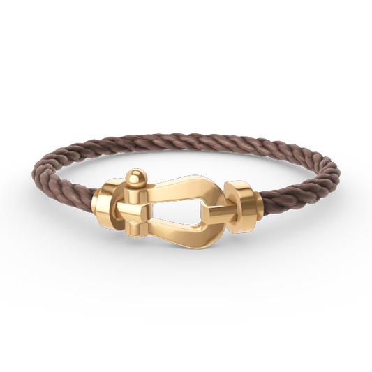 [Cadisa]FORCE LARGE HORSESHOE NO DIAMOND BRACELET GOLD