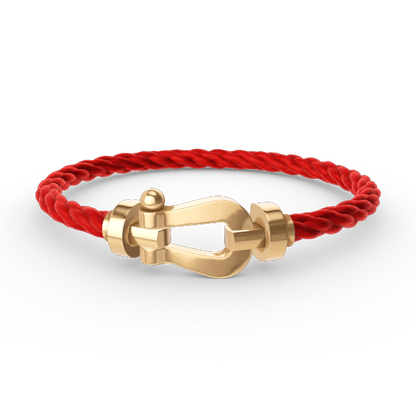[Cadisa]FORCE LARGE HORSESHOE NO DIAMOND BRACELET GOLD