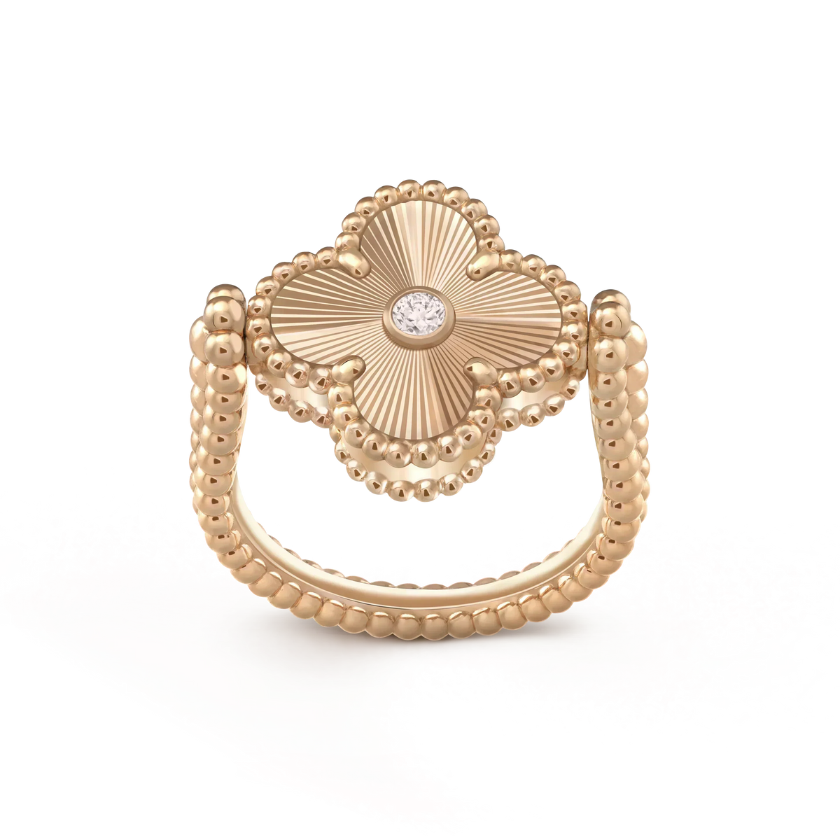 [Cadisa]CLOVER RIVERSIBLE RING GOLD COLLECTION