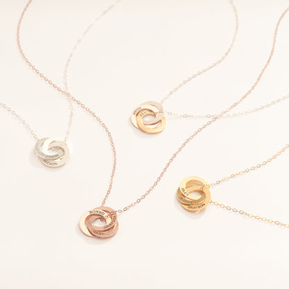 Interlocking Family Necklace