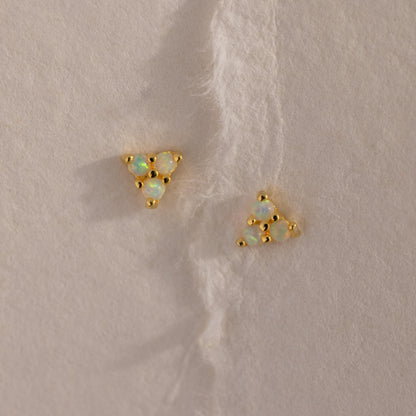 Opal Cluster Flatback Studs
