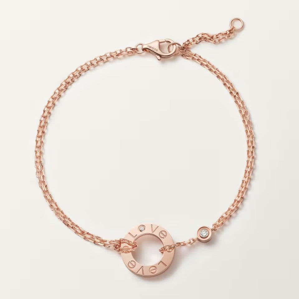 [Cadisa] LOVE BRACELET 2 DIAMOND