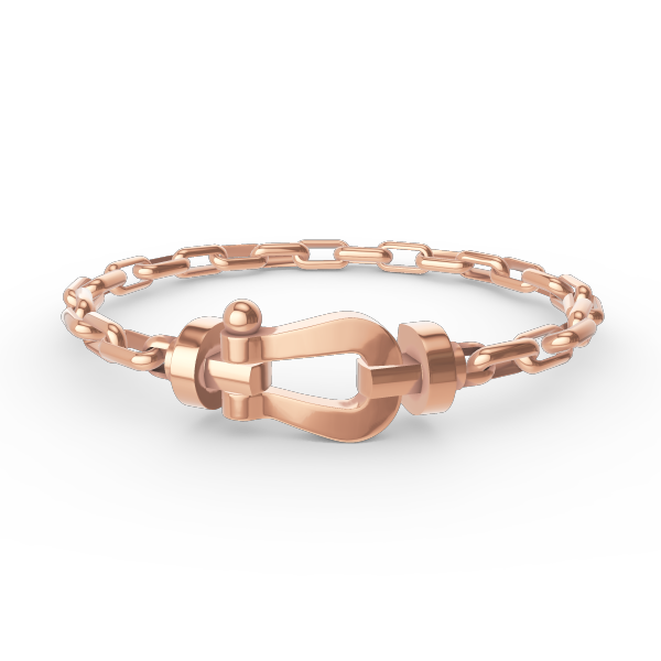 [Cadisa]FORCE LARGE HORSESHOE CLASP  METAL BRACELET