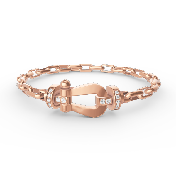 [Cadisa]FORCE LARGE HORSESHOE CLASP  METAL BRACELET